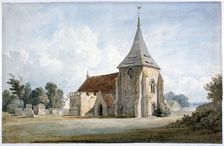 Thirnham Church, near Maidstone, Kent 19th century. Artist: James Duffield Harding