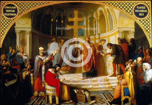 Third Council of Toledo, 1862. Creator: José Martí y Monsó.