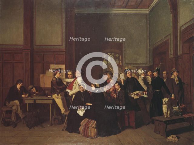 Third Class Waiting Room, 1865.