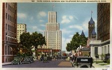Third Avenue, Minneapolis, Minnesota, USA, 1933