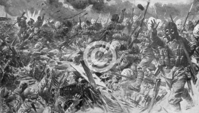 'Third Battle of Artois', France, World War I, 25 September 1915, (1929). Artist: Unknown