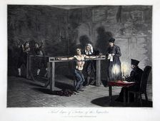 Third Degree of Torture of the Inquisition 1813. Artist: LC Stadler