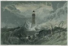 Third Eddystone lighthouse, 19th century. Creator: Unknown