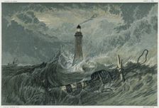 Third Eddystone lighthouse, 19th century. Creator: Unknown