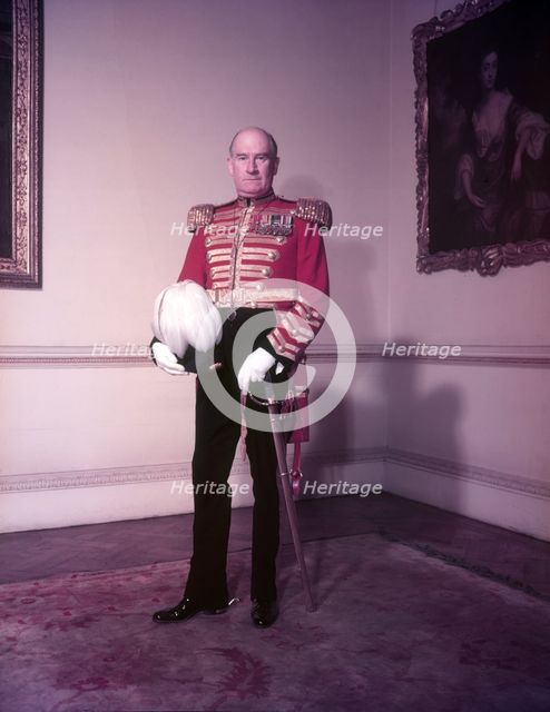 Third Esquire Colonel J. Hulme Taylor O.B.E., City Marshal..., London, c1953.  Creator: Arthur Charles Kirby Ware.