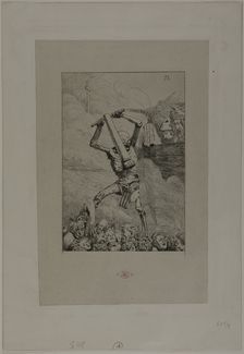 Third Future, plate six from Eve and the Future, 1880. Creator: Max Klinger