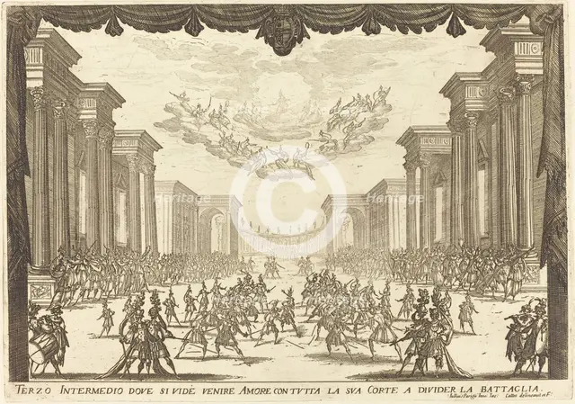Third Intermezzo, 1617. Creator: Jacques Callot.