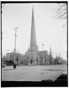 Third Street Presbyterian Church, Dayton, Ohio, c1902. Creator: William H. Jackson