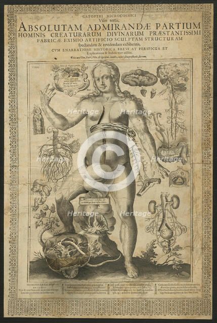 Third Vision, from Mirrors of the Microcosm, 1613. Creator: Lucas Kilian.