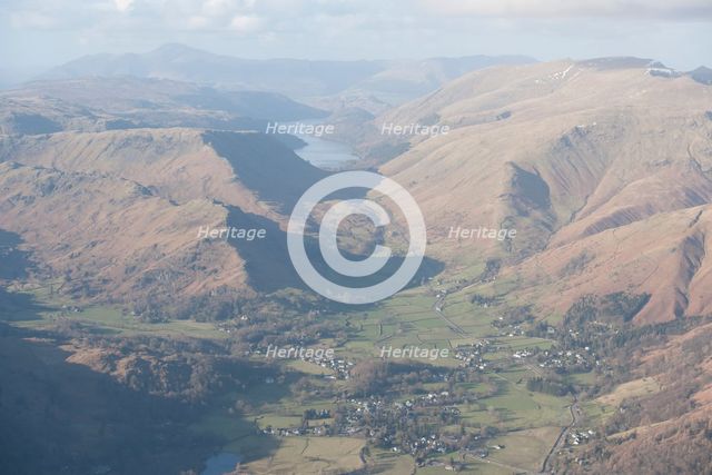 Thirlmere viewed from Grasmere, Cumbria, 2015. Creator: Historic England.