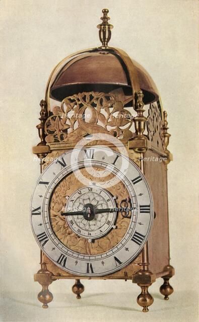 'Thirty-Hour Striking and Alarum Brass Lantern Clock', 1947. Creator: Unknown.