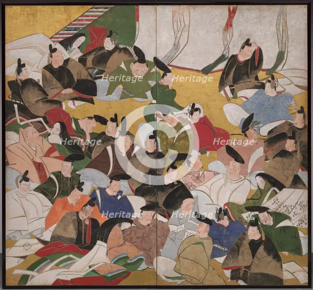 Thirty-Six Immortal Poets, mid 1700s. Creator: Tatebayashi Kagei (Japanese), attributed to.