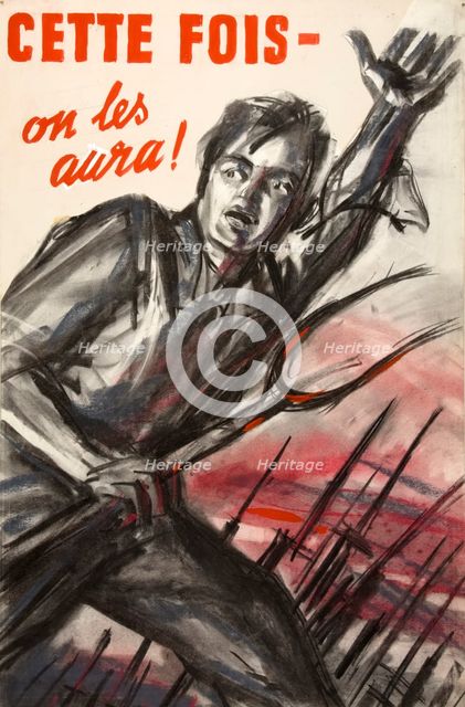 'This time - we've got them!', World War II poster, between 1939 and 1946. Creator: Central Office of Information.