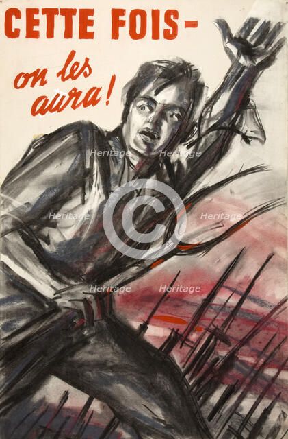 'This time - we've got them!', World War II poster, between 1939 and 1946. Creator: Central Office of Information.