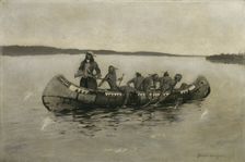 This Was a Fatal Embarkation, 1898. Creator: Frederic Remington