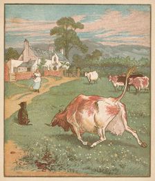 This is the cow with the crumpled horn... c1878. Creator: Randolph Caldecott