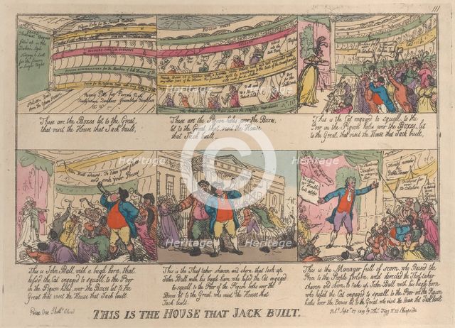 This is the House that Jack Built, September 27, 1809., September 27, 1809. Creator: Thomas Rowlandson.
