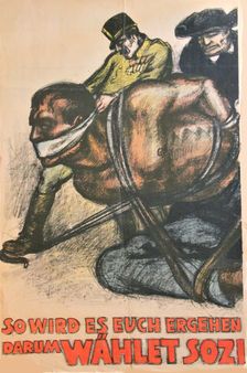 This is what will happen to you if reaction wins!, 1920. Creator: Mihaly Biro
