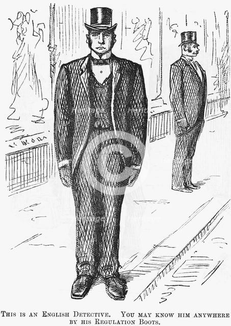 'This is an English Detective...', 1888. Artist: Unknown