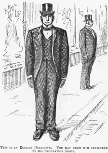 This is an English Detective... 1888. Creator: Unknown