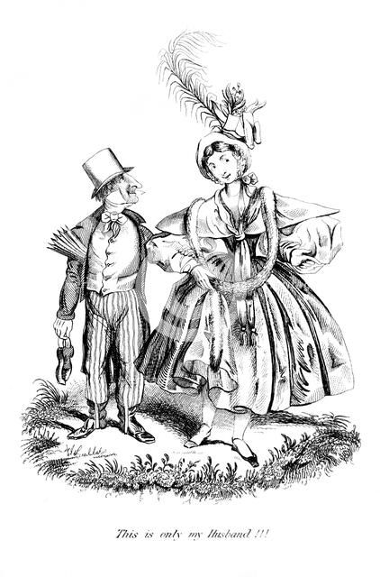 'This is only my Husband!!!', 19th century. Artist: Unknown