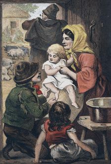 This little pig..., infant amusement rhyme, c1860