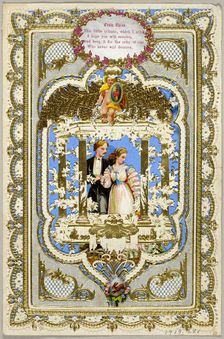 This Little Tribute, Which I Send (valentine), 1840/60. Creator: Unknown