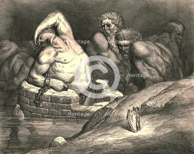 '"This proud one would of his strength against almighty Jove make trial"', c1890.  Creator: Gustave Doré.