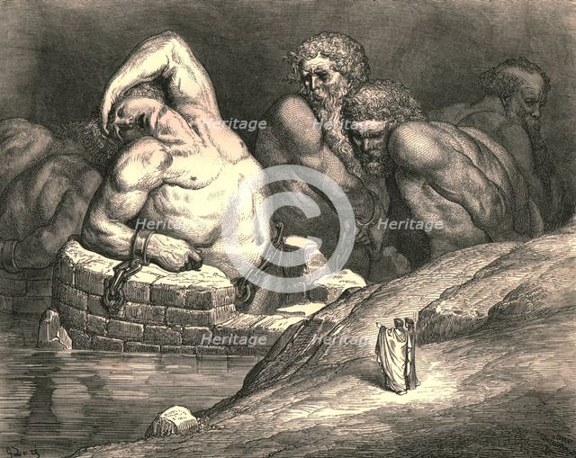 '"This proud one would of his strength against almighty Jove make trial"', c1890.  Creator: Gustave Doré.