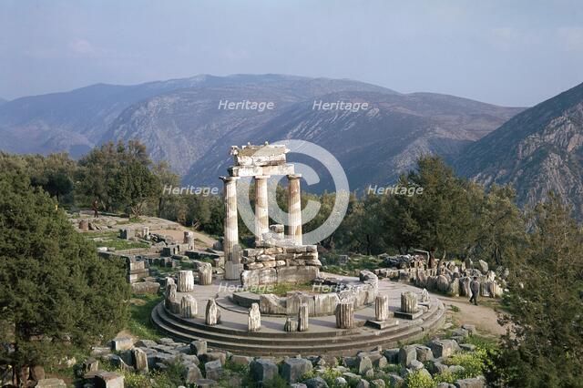 Tholos of Athena Pronaia, 4th century BC. Artist: Unknown