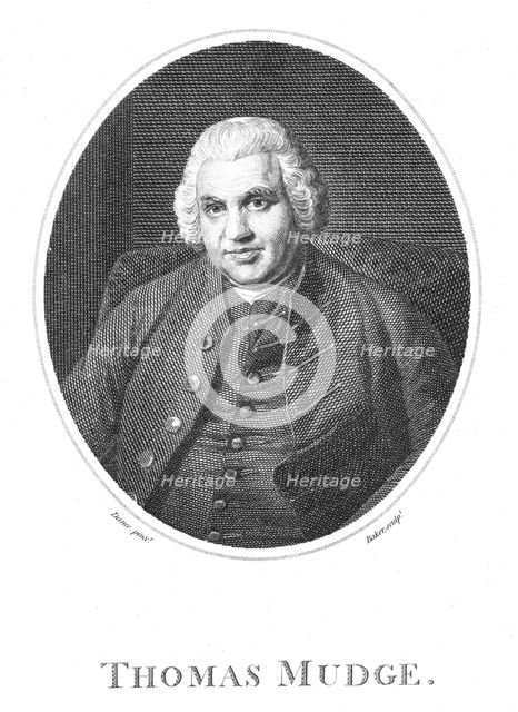 Thomas Mudge, English horologist, 1795. Creator: Baker.