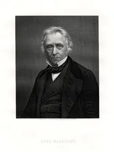 Thomas Macaulay, 1st Baron Macaulay, British poet, historian and politician, 19th century. Artist: C Cook
