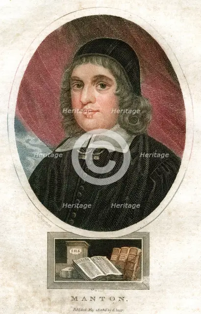 Thomas Manton, Puritan clergyman, (1816). Artist: J Chapman