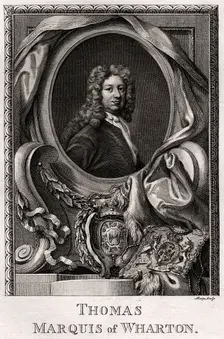 Thomas, Marquis of Wharton 1777. Artist: Sharp