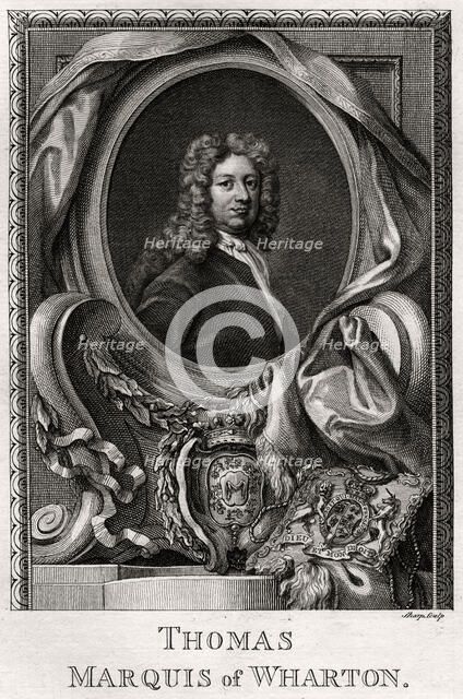 'Thomas, Marquis of Wharton', 1777. Artist: Sharp