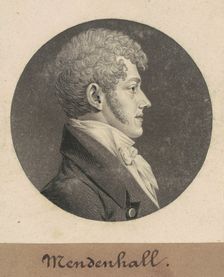 Thomas Mendenhall, Jr., 1809. Creator: Charles Balthazar Julien Févret de Saint-Mémin
