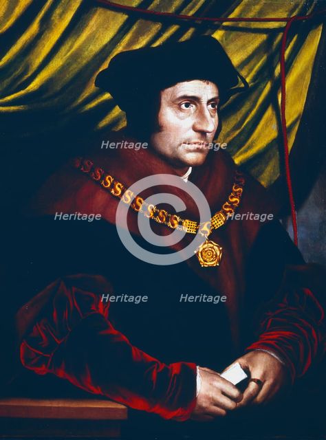Thomas More, English statesman, scholar and saint, c1527. Artist: Hans Holbein the Younger