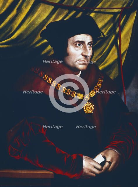 Thomas More, English statesman, scholar and saint, c1527. Artist: Hans Holbein the Younger