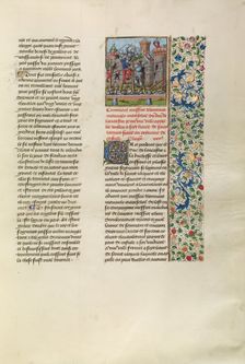 Thomas Moreaux, Marshall of John of Gaunt, Fighting at Ruelles, c1386. Creator: Unknown