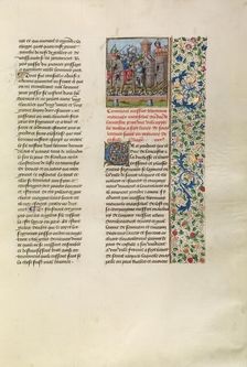 Thomas Moreaux, Marshall of John of Gaunt, Fighting at Ruelles, c1386. Creator: Unknown