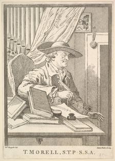 Thomas Morell, S.T.P.- S.S.A., February 1762. Creator: James Basire I