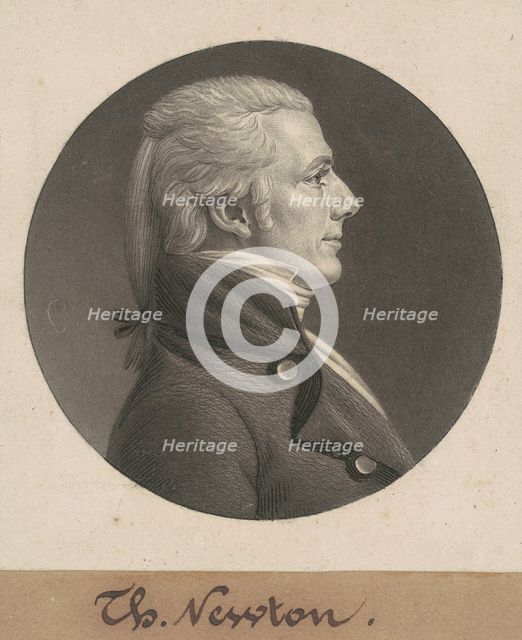Thomas Newton, Jr., 1806. Creator: Charles Balthazar Julien Févret de Saint-Mémin.