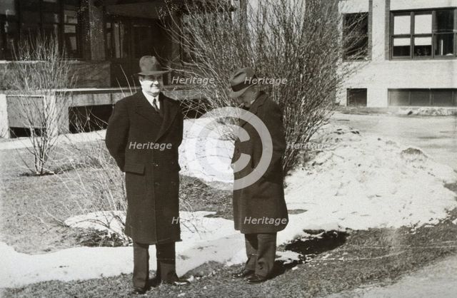 Thomas Nevin and Howard B Fonda, c1950s. Creator: Unknown.