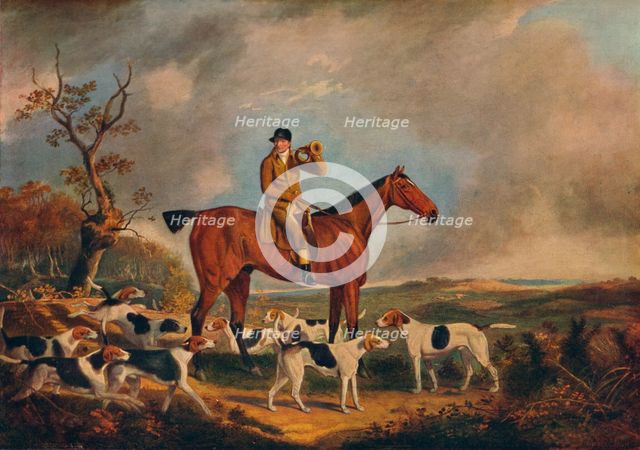 'Thomas Oldaker on Pickle with his Hounds', c19th century, (1922). Artist: Unknown.