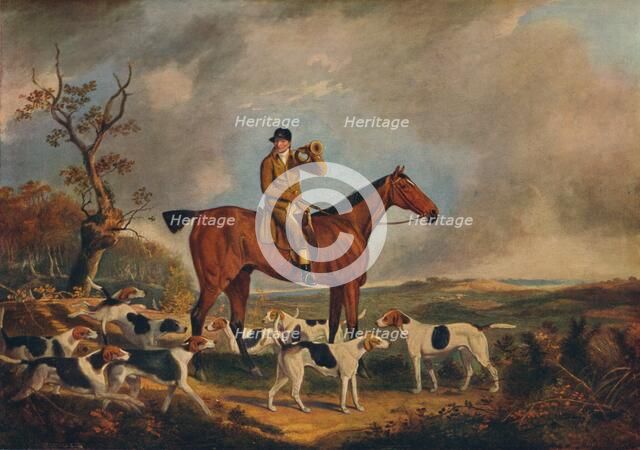 'Thomas Oldaker on Pickle with his Hounds', c19th century, (1922). Artist: Unknown.