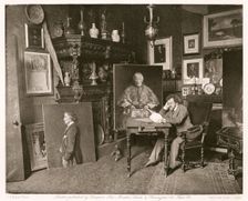 Thomas Oldham Barlow, R.A., c1884. Creator: Joseph Parkin Mayall