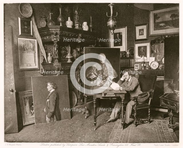 Thomas Oldham Barlow, R.A., c1884. Creator: Joseph Parkin Mayall.