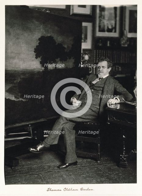 Thomas Oldham Barlow, RA, prior to December 1889. Creator: Ralph W Robinson.