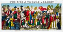 Thomas à Becket's grand Entry into London... 12th century, (19th century)