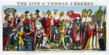 Thomas à Becket's grand Entry into London... 12th century, (19th century)